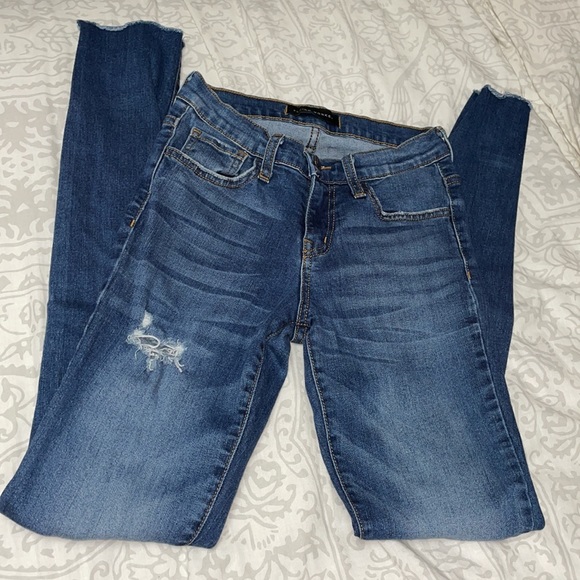 Flying Monkey Denim - Flying Monkey Lightly Distressed Skinny Jeans